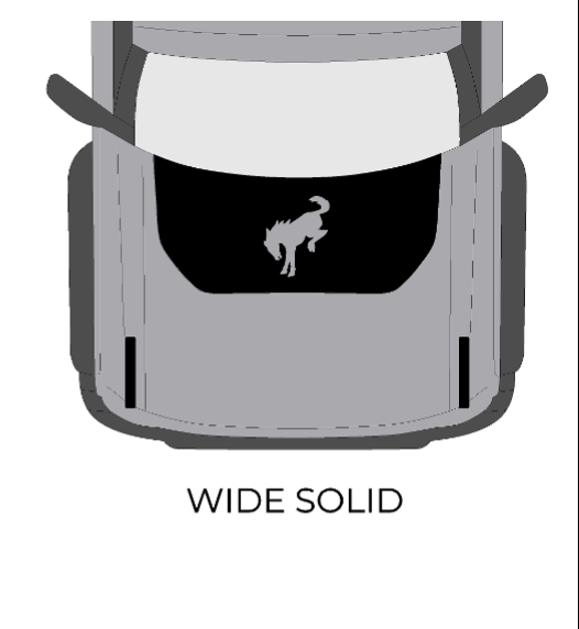 Bronco Hood Decal Kits