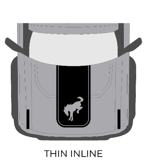 Bronco Hood Decal Kits