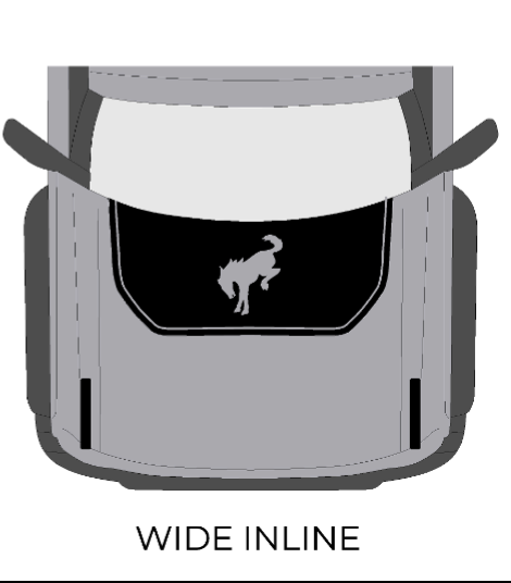 Bronco Hood Decal Kits