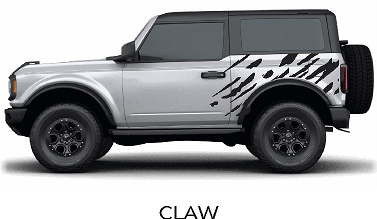 Bronco Rear Quarter Panel Decal Kits