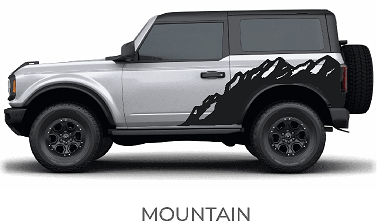 Bronco Rear Quarter Panel Decal Kits