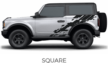 Bronco Rear Quarter Panel Decal Kits
