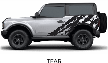 Bronco Rear Quarter Panel Decal Kits