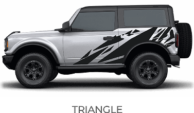 Bronco Rear Quarter Panel Decal Kits