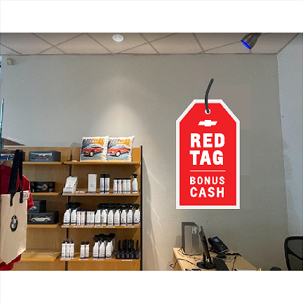Chevrolet Red Tag Wall Tags