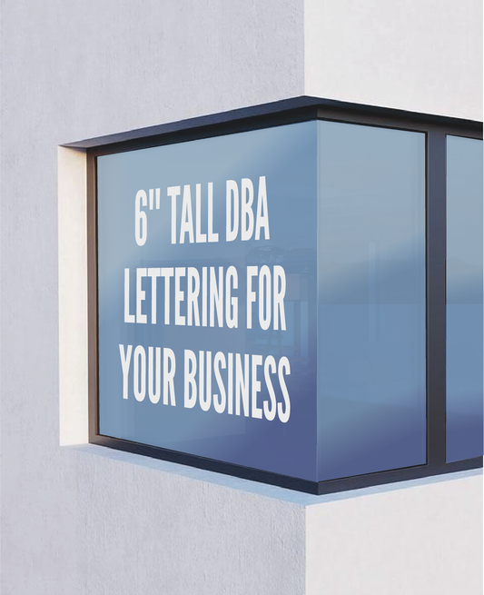 Custom DBA Lettering