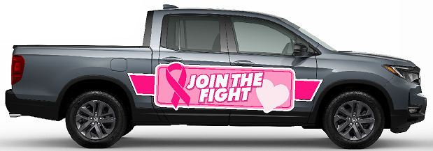 Generic BCA | Temporary Vehicle Side Decals | 10% of Proceeds Donated!