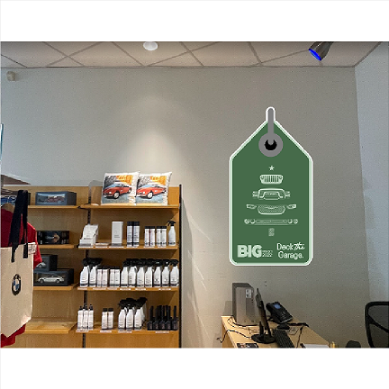 CDJR Big Finish | Deck The Garage Wall Tags