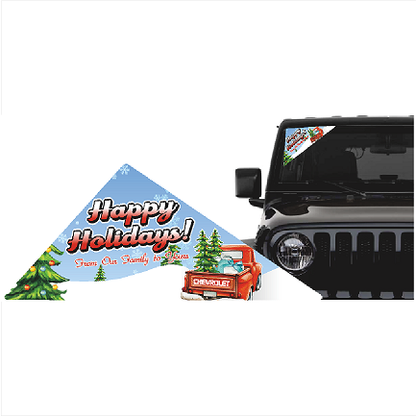 Chevrolet Happy Holidays Windshield Triangle