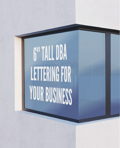 Custom DBA Lettering