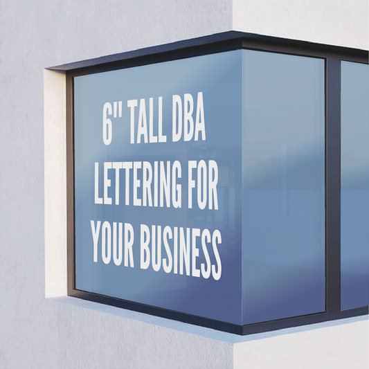 Custom DBA Lettering