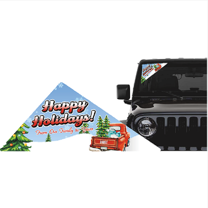 Dodge Happy Holidays Windshield Triangle