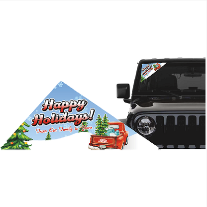 Ford Happy Holidays Windshield Triangle