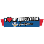 Custom I Love My Vehicle Coromag Ad | Multi Color Options