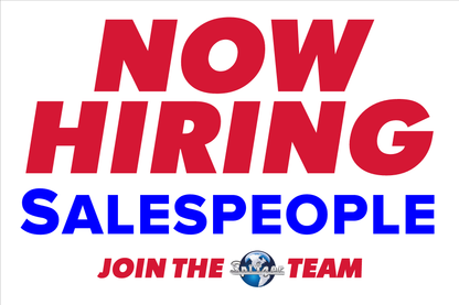 Custom Now Hiring Sign