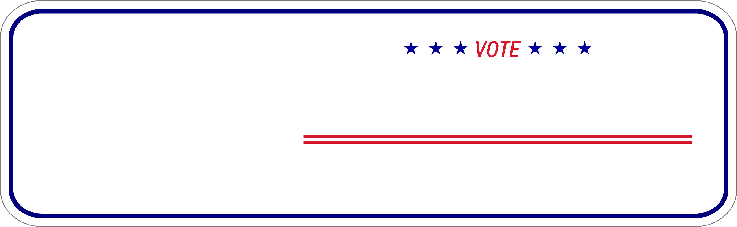 Custom Political Coromag Ad | Photo & Multi Color Options