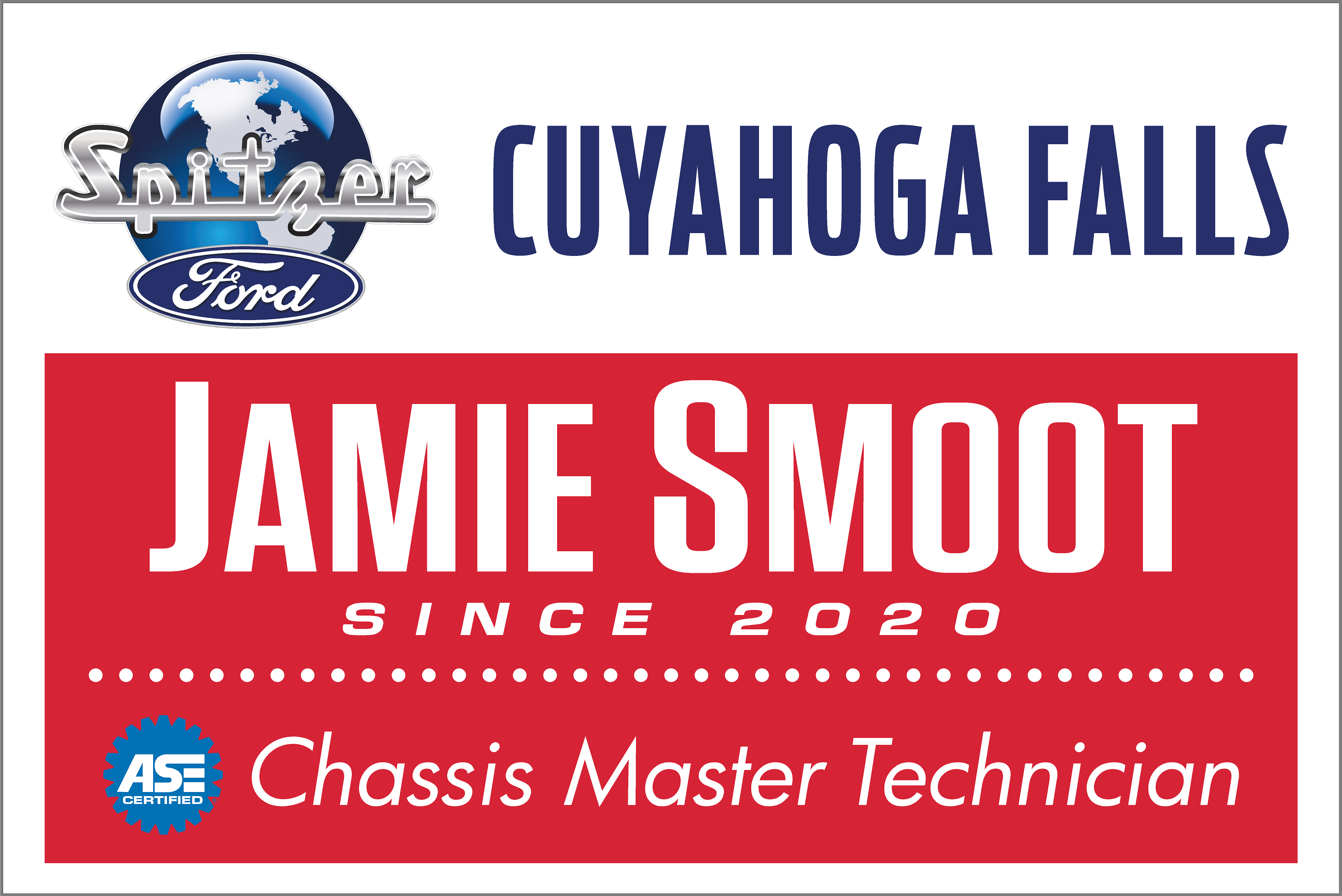 Custom Service Tech Sign | Multi Color Options