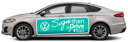 Volkswagen Sign then Drive COROMAG AD!