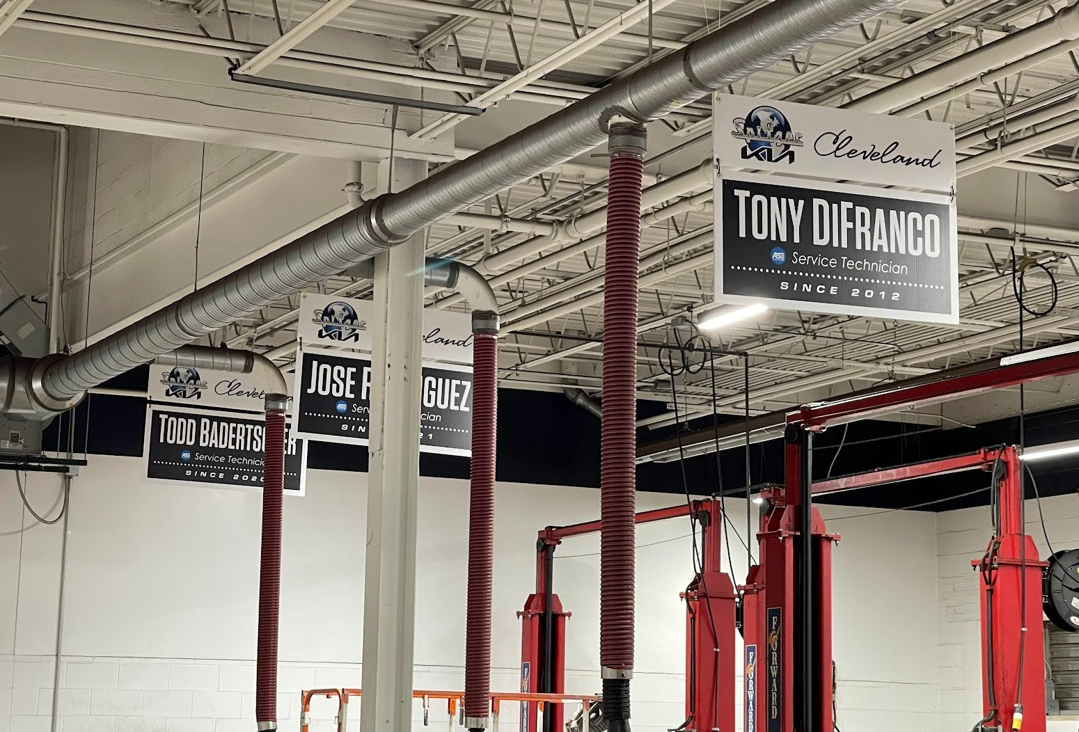 Custom Service Tech Sign | Multi Color Options