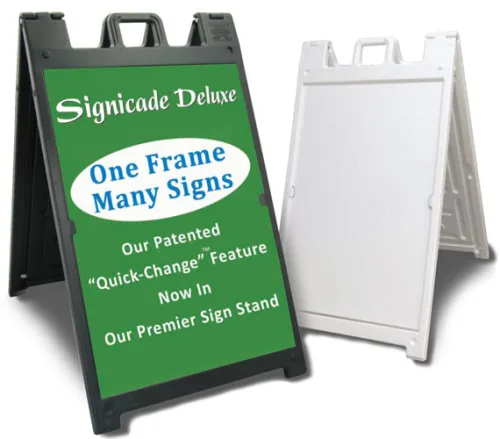 Plastic A-Frame Sign